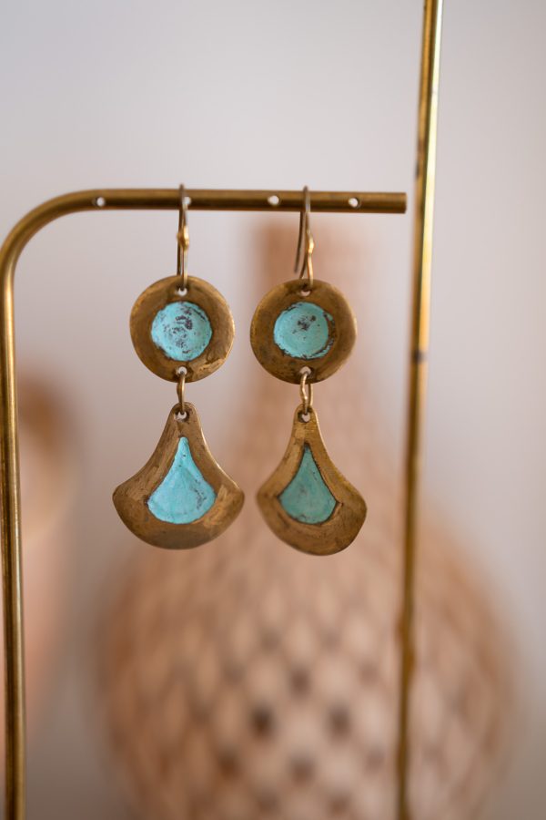bronze earrings ical