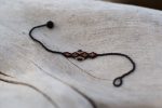 Tiama Handmade Beaded Bracelet | Black + Rust