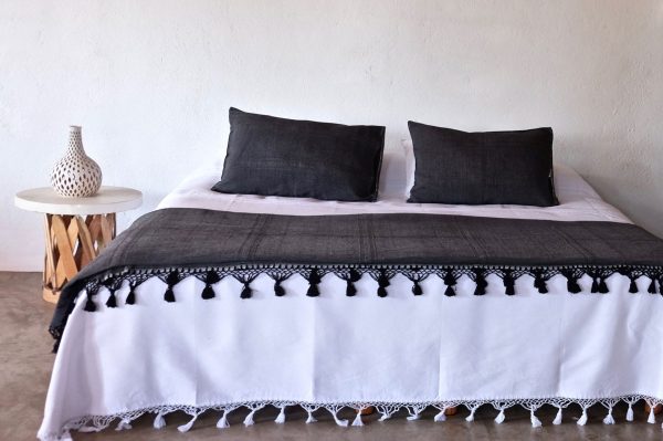 Handwoven Mexican Blanket | Denim