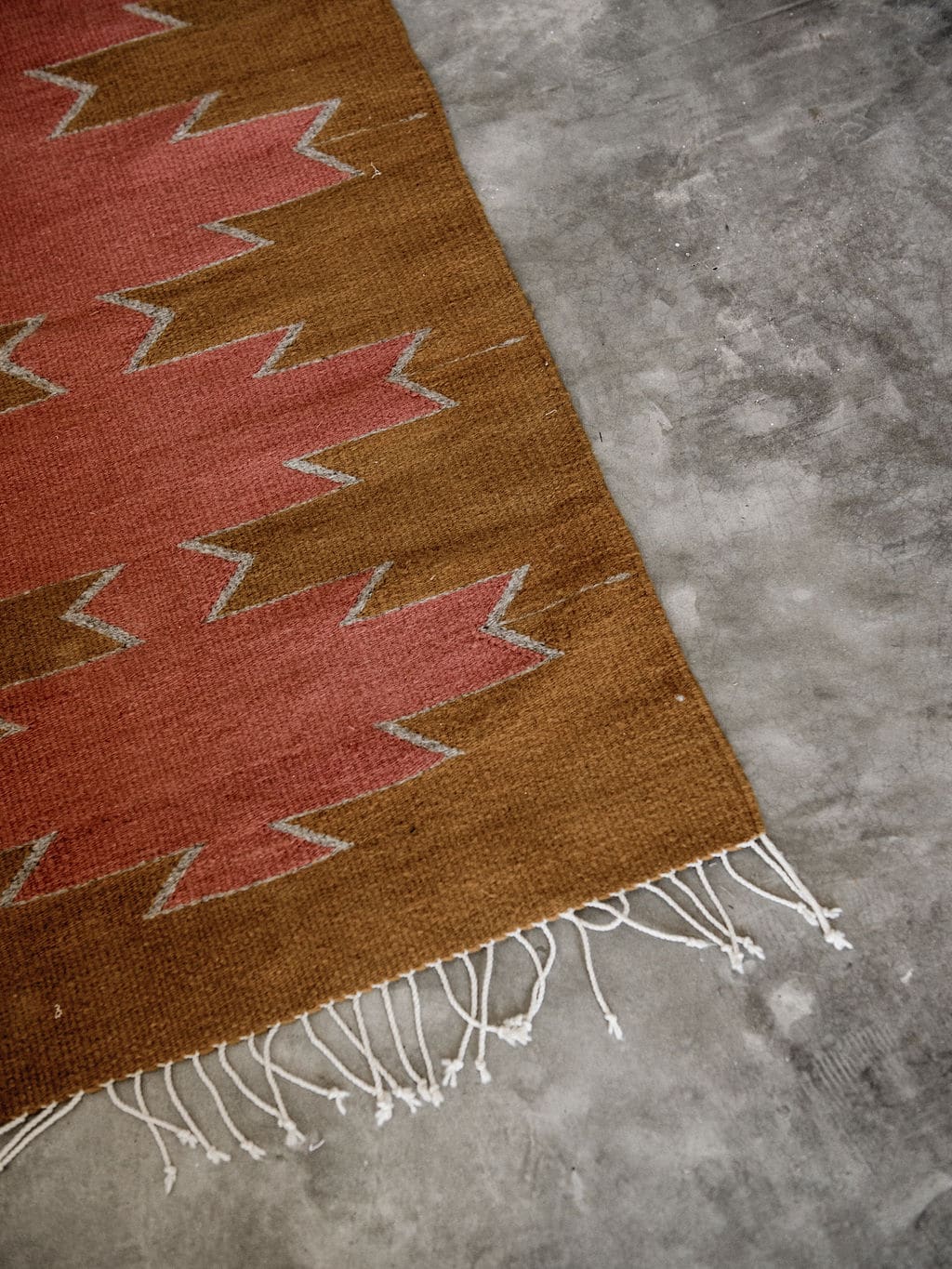 Maguey Handwoven Mexican Rug Ochre, Mexican Area Rugs