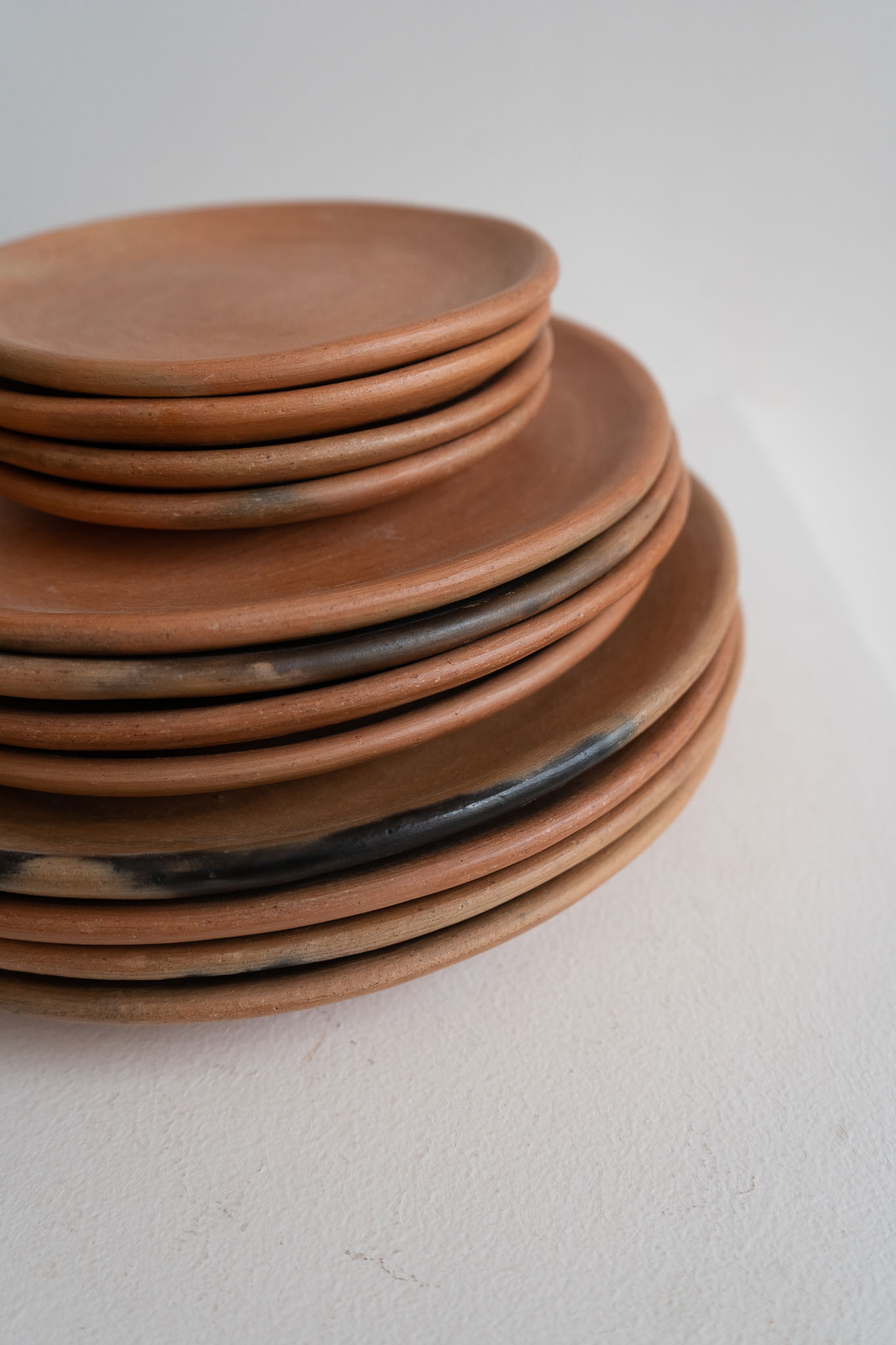 Mixe Natural Clay Dinner Plates | Large