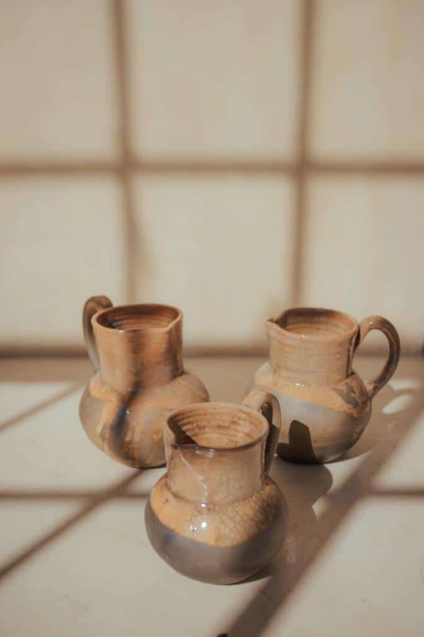 Tikal Clay Water Jug Vase