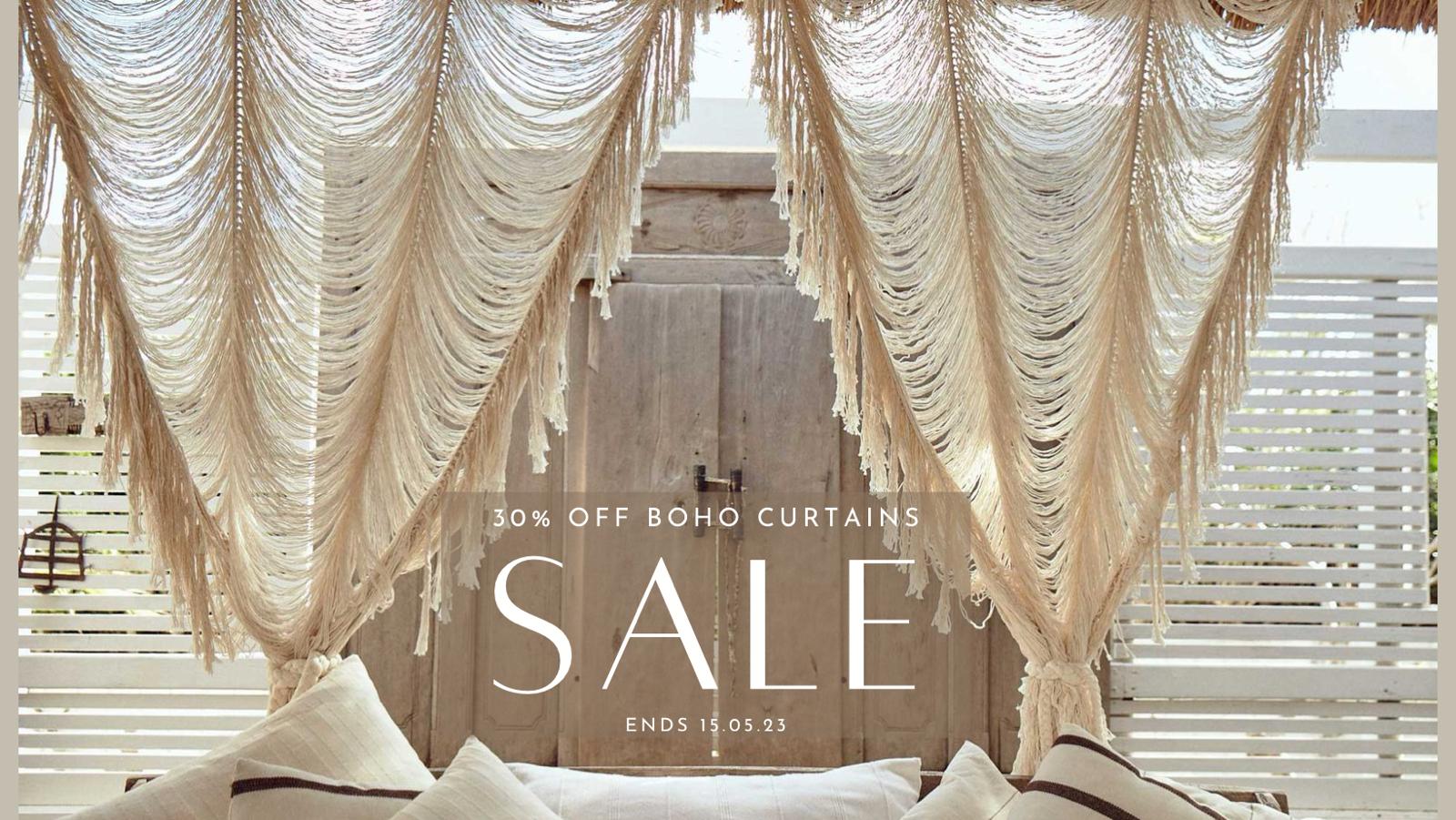 boho curtains 2023 mother's day sale