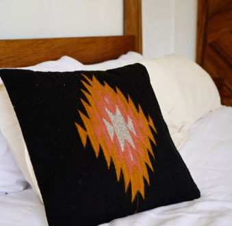 Zapotec diamond Handmade cushion | Dusk
