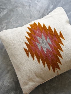 Zapotec Diamond Handmade Cushion | Dawn