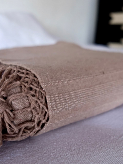 Handwoven Mexican Blanket | Mocha