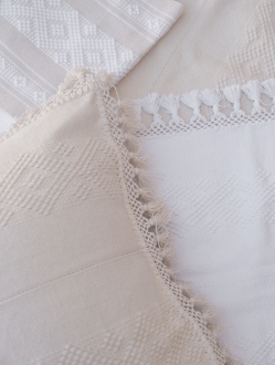 Diamante Handmade Cotton Cushion Covers Plain