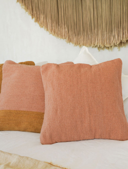 Nakawe Signature Decorative Throw Pillow | Desert Rose