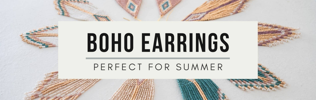 Boho Beaded Earrings for Summer