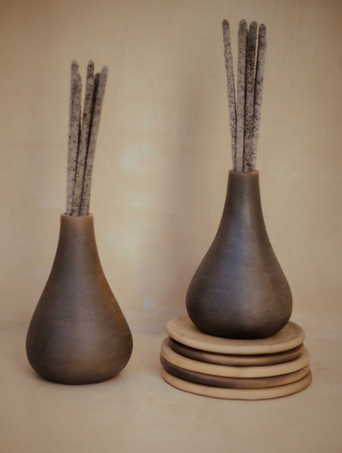 Black Clay Mezcal Vessel or Vase