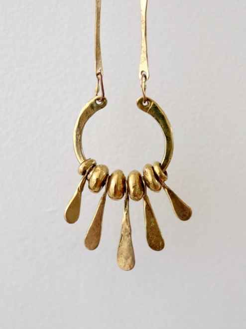 Ixchel Handmade Bronze Necklace