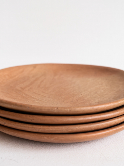 Mixe Natural Clay Dinner Plates | Small