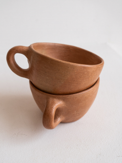 Mixe Natural Clay Coffee Cup Set