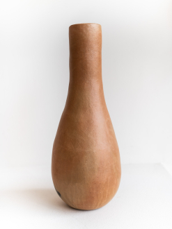 Mixe Natural Clay Vase | Long Neck